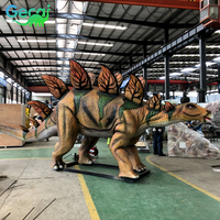 GECAI Amusement extérieur taille réelle Robot Stegosaurus Dinosaures Animatronic Dinosaure pour parc à thème