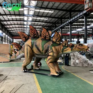 Gecai giải trí ngoài trời cuộc sống thực Kích thước Robot Stegosaurus khủng long <span class=keywords><strong>animatronic</strong></span> khủng long cho công viên chủ đề - Product Image 2