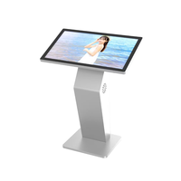 Kiosque tactile sur pied en forme de K AOOWHAO, écran tactile LCD interactif horizontal tout-en-un pour centre commercial, salle d'exposition