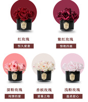 FLORESCENCE Ensemble diffuseur à rose artificielle immortelle DIY en verre sans BPA, écologique, aromathérapie longue durée
