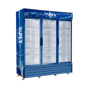 Réfrigérateur commercial à <span class=keywords><strong>3</strong></span> <span class=keywords><strong>portes</strong></span>, porte en verre, refroidisseur Pepsi, vitrine réfrigérée - Product Image 1