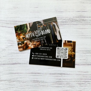 Bán buôn tùy chỉnh sang trọng thẻ kinh doanh vàng lá dập nổi logo trên bông màu đen thẻ giấy cao cấp kết cấu thẻ giấy - Product Image 5