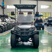 Voiturette de golf Robetaa à batterie au plomb-acide, homologuée CE, électrique, 4 places, adaptée aux terrains de golf