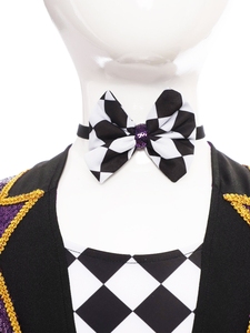 Costume de cirque unisexe pour enfants de 6 à 16 ans, costume de magicien, combinaison avec nœud papillon pour fête à thème, activités scolaires, spectacle - Product Image 3