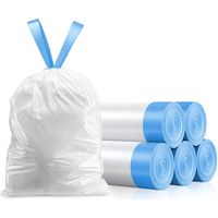 Bolsa de basura con cordón para bloqueo de olores frescos perfumados de calidad superior para uso en baños y baños