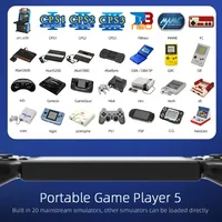 HC800 Reproductor de Juegos Portátil HD de 7'', Sistema Linux, Más de 30 Emuladores Clásicos, 15000 Juegos, 3500mAh, Wi-Fi, Consola de Juegos Portátil
