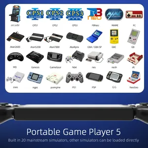 HC800 Reproductor de Juegos Portátil HD de 7'', Sistema Linux, Más de 30 Emuladores Clásicos, 15000 Juegos, 3500mAh, Wi-Fi, Consola de Juegos Portátil - Product Image 3