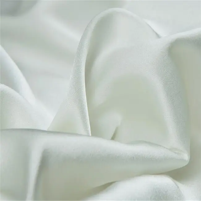Organic Free Sample 16m/m Silk Spandex Satin Fabric Stretch PFD for Garment Dress Clothing