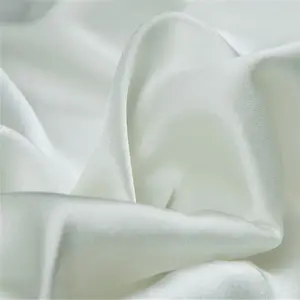 Campione gratuito organico 16 m/m di seta Spandex tessuto elasticizzato PFD per abbigliamento abbigliamento