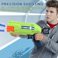 Pistola de tiro de batalla de dardos con 6PCS Eva Soft Foam Mini Soft Bullet Gun Toys para niños de 6 años
