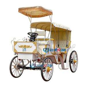 Charrette électrique de tourisme, chariot européen, charrette de mariage en forme de citrouille, Chine Xuchang Zhenda Machinery - Product Image 1