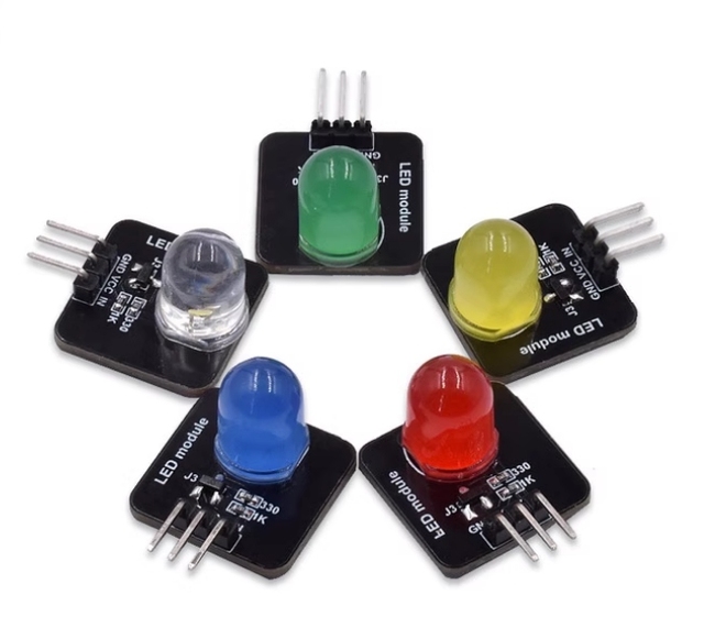 10mm LED module light emitting sensor Red yellow green blue white