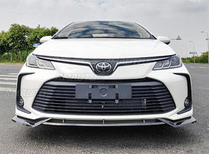 Splitter de pare-chocs avant Corolla, aspect fibre de carbone, style sport, protection de pare-chocs avant pour Toyota Corolla 2019-2022, accessoires de voiture - Product Image 4