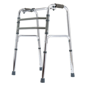 Andador de aleación de aluminio engrosado con ruedas para uso médico en personas mayores y discapacitadas - Product Image 5