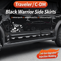 Protection de Porte et Jupes Latérales Black Knight, Pièces de Modification de Protection de Carrosserie pour Jetour Traveler T2 - Vente Flash