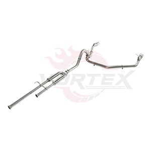 ระบบท่อไอเสียสแตนเลสสตีลประสิทธิภาพสูง Vortex สำหรับรถกระบะ Toyota Tundra พร้อมท่อเรโซแนเตอร์คู่แบบปรับแต่ง - Product Image 6