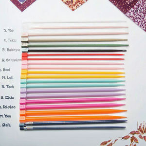 Juego <span class=keywords><strong>de</strong></span> agujas <span class=keywords><strong>de</strong></span> tejer <span class=keywords><strong>de</strong></span> ganchillo DIY <span class=keywords><strong>de</strong></span> Color caramelo, <span class=keywords><strong>punto</strong></span> <span class=keywords><strong>de</strong></span> plástico <span class=keywords><strong>de</strong></span> 25cm <span class=keywords><strong>de</strong></span> largo, 4,0mm-10,0mm <span class=keywords><strong>de</strong></span> espesor, artesanía <span class=keywords><strong>de</strong></span> tejido <span class=keywords><strong>de</strong></span> estilo Simple - Product Image 2