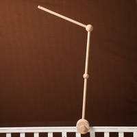 Support mural fixe pour mobile de lit bébé en bois personnalisé KWS avec design Art Déco pour Pâques