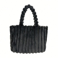 Bolsos de Moda Otoño-Invierno para Estudiantes Universitarias 2026, Bolsos Tote de Gran Capacidad, Bolsos de Hombro de Alta Gama con Peluche