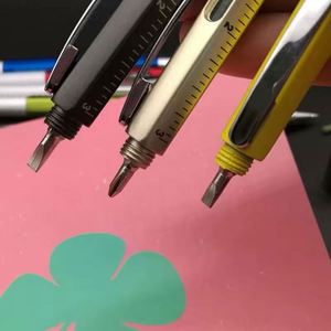 Stylo multifonction en métal, stylo-outil 6 en 1 en acier inoxydable et aluminium avec tournevis, cadeaux promotionnels personnalisés - Product Image 4