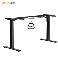 Bureau debout Table réglable Mobile assis debout bureaux hauteur et chaise mis en place pieds électriques cadre Tables de jeu