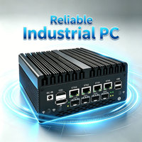 Mini PC Industrial H14 8505 4L 4 10G 10Gbe Tipo C USB con Consola SIM, Servidor, Caja ITX, Expansión, Sin Ventilador, SFP, DDR5