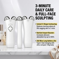Masseur facial électrique OEM, produit de beauté, appareil de beauté portable rechargeable, outils de soin de la peau pour le visage et le cou
