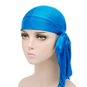 Nouveau Chapeau Pirate en Satin pour Hommes et Femmes, à Longue Queue, Tendance, Respirant, Élastique et Confortable - Product Image 3