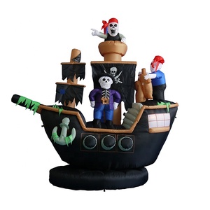 <span class=keywords><strong>Décoration</strong></span> gonflable <span class=keywords><strong>géante</strong></span> pour <span class=keywords><strong>Halloween</strong></span>, 1 pièce, bateau de pirate, intérieur et extérieur - Product Image 1