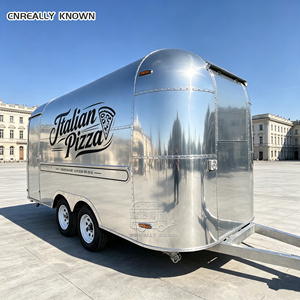 Commercial <b>BBQ</b> Trailer Fully Equipped Hot Dog Food Truck CE Range Hood Catering Kitchen - Product Image 1