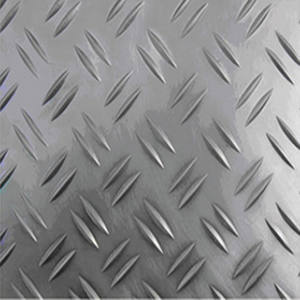 Bobines d'aluminium en alliage de qualité supérieure antidérapantes H14 H16 3003, gaufrées diamant, 1 2 4 5 barres, pour camions - Product Image 4