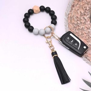 <span class=keywords><strong>Bracelet</strong></span> en perles de Silicone pour femmes porte-clés léger Style Anime motif de chat <span class=keywords><strong>bracelet</strong></span> porte-clés chaînes de <span class=keywords><strong>bracelet</strong></span> - Product Image 3