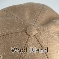Gorra Heycap con Bordado 3D, Logotipo Personalizado, Gorra de Lana de 6 Paneles, Gorra de Béisbol, Ajustable, Deportiva, Unisex