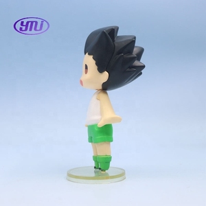 Figuras Chibi de <span class=keywords><strong>HUNTERxHUNTER</strong></span>, Gon Freecss y Killua Zoldyck, Lindas Figuras de Anime de PVC con Ojos Grandes, Versión Q (GSC Hello), Regalo Coleccionable - Product Image 4