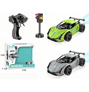 2.4G <span class=keywords><strong>5</strong></span> Kênh Tốc Độ Cao Điều Khiển Từ Xa Xe Với Ánh Sáng & Âm Thanh & Phun 3.7V Lithium Pin <span class=keywords><strong>RC</strong></span> Xe Với Một USB Sạc Cáp - Product Image 1