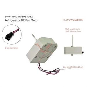 Moteur de ventilateur de réfrigérateur Ronshen ZWF-10-2 B03081038 110-120V DC pour modèles à double porte - Product Image 2