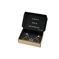 Boîte cadeau pliable de luxe personnalisée pour vêtements chaussures boîte postale boîte d'avion