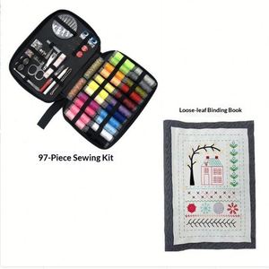Kit de <span class=keywords><strong>couture</strong></span> multifonction pour débutants, boîte de <span class=keywords><strong>couture</strong></span> DIY, bobines de fil, fil de 15 cm, accessoires de <span class=keywords><strong>couture</strong></span> écologiques de style simple - Product Image 3
