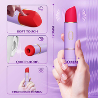 App-gesteuerter Klitoris-Sauger Klitoris-Stimulator Masturbator Saugender Lippenstift-Vibrator Orale Spielzeuge für Erwachsene Sexspielzeuge