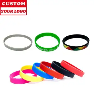 Factory Direct Sale cheap custom silicone bracelets rubber wrist band wristband silicone rubber bracelet for kids silicone band