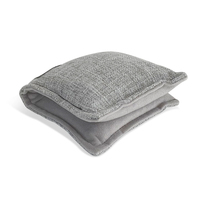 Coussin oculaire lesté personnalisé, pliable et portable, à double tissu avec graines, pour la méditation, le yoga et le soulagement des douleurs oculaires