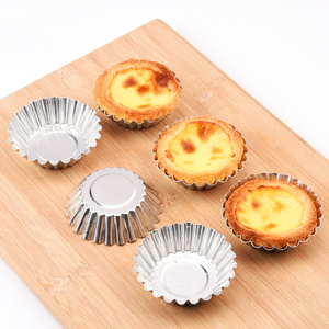 <span class=keywords><strong>Moule</strong></span> à tarte aux oeufs réutilisable fer blanc rond Muffin tasse antiadhésive cuisson tasse bricolage <span class=keywords><strong>Mini</strong></span> tarte étain tartelette casserole Puto tasse chocolat <span class=keywords><strong>moule</strong></span> - Product Image 4