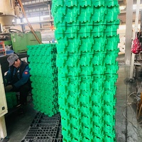 Stabilisation des routes, pavés en plastique HDPE de 500 mm * 500 mm * 50 mm, pavés pour allée, grille de sol, gravier pour la pose de dalles de béton