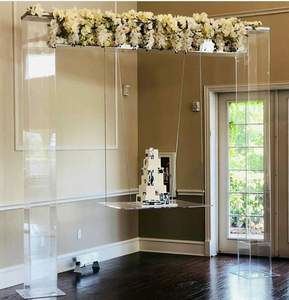 Chuppah e Baldacchino Nuziale <span class=keywords><strong>in</strong></span> Acrilico Bianco, Arco Mandap <span class=keywords><strong>in</strong></span> <span class=keywords><strong>Plexiglass</strong></span> Acrilico per Matrimoni - Product Image 6