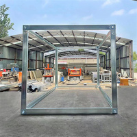 Structure en acier pour maison conteneur facilement démontable, longueur 6 m
