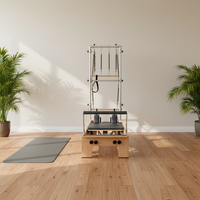 Nouvelle Arrivée : Tour de Pilates Réglable en Bois d'Érable pour Studio de Pilates - Équipement de Fitness Professionnel Écologique Garantie 10 Ans