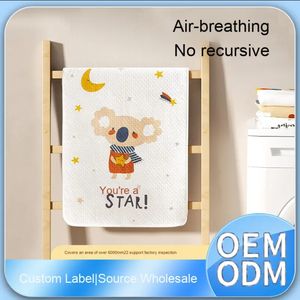 Pañ<span class=keywords><strong>al</strong></span> portátil plegable de algodón orgánico para bebé recién nacido, cambiador de viaje, almohadilla para orinal de bebé, colchón impermeable, alfombrilla de juego - Product Image 5