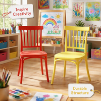 Chaises modernes en plastique pour enfants, idéales pour les mariages, les fêtes et les banquets, vente en gros directe usine, chaises de sécurité pour événements à domicile