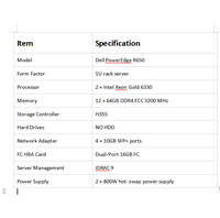 Serveur Rack Dell PowerEdge Neuf et Original R760 R760XS R660 R750 R750XS R740 R740XD2 R650 R550 R450 R350 R250 2U 1U