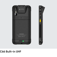 CHAINWAY C66 PDA Android GMS con RFID UHF Integrado, Escáner de Inventario Inteligente de Grado Industrial, Colector de Datos Móvil